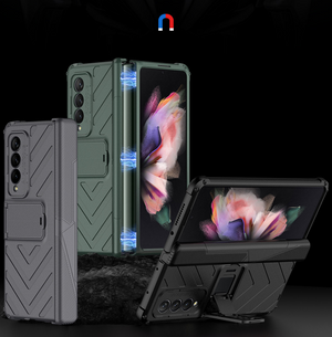 Samsung Galaxy Z Fold3 5G Magnetic  All-Inclusive Hinged Stand Cover