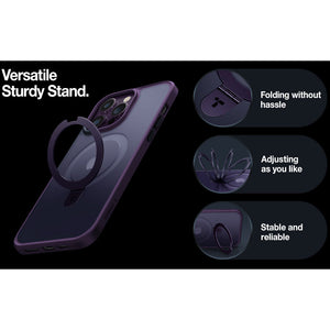 Suitable For iPhone 13/14/15 Series Invisible Bracket Skin Friendly Magnetic Phone Shell