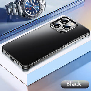 Suitable For iPhone 14/15 Series Metal Anti Drop Phone Case