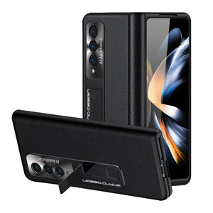 For Samsung ZFold4/W23 Leather Ultra-thin  Bracket Phone Case