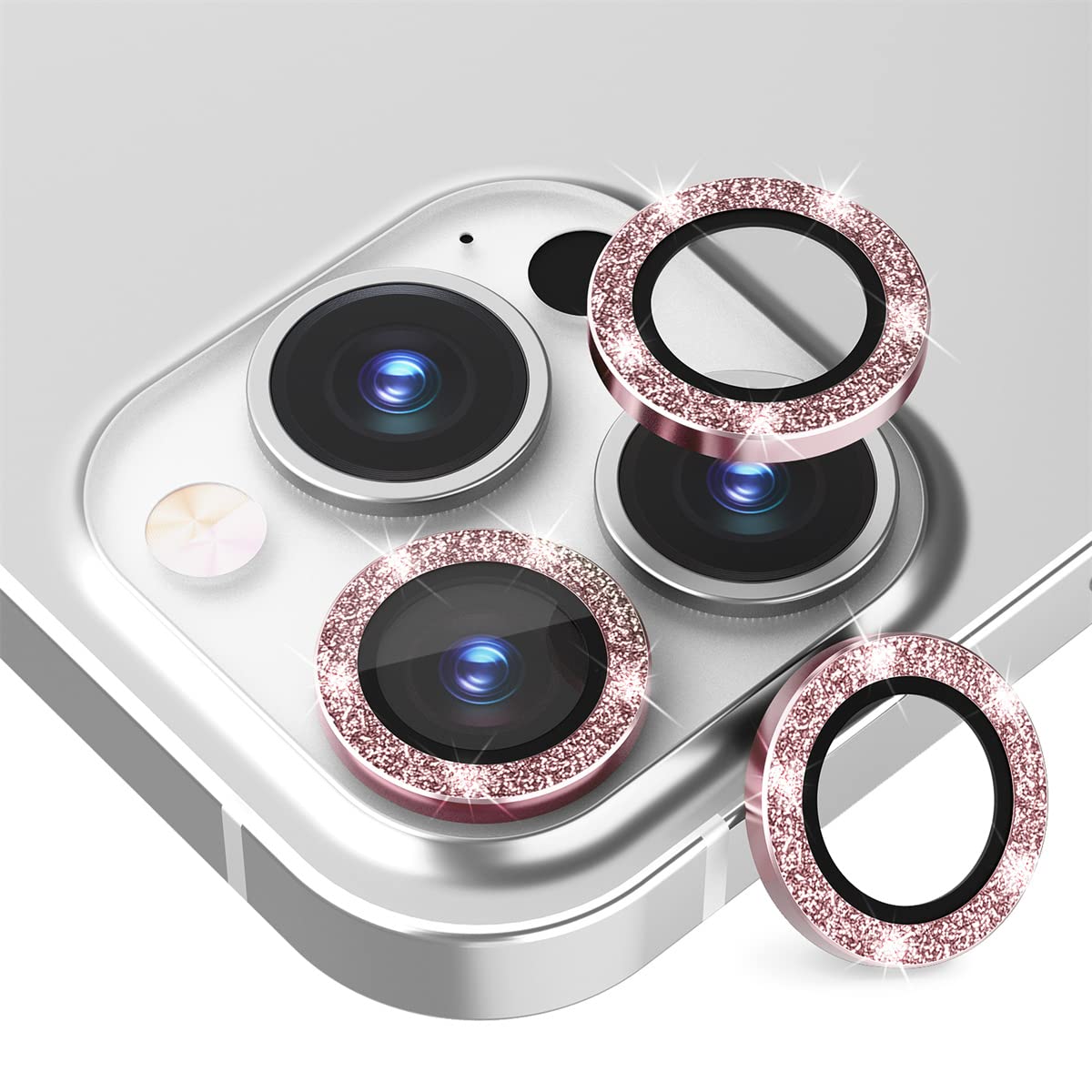 Glitter Diamond Lens Protector for iPhone 13 Series Cameras