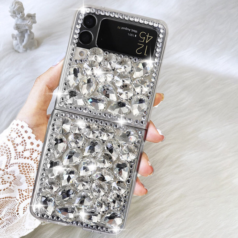 For Samsung ZFlip3/4/5 Rhinestone Mobile Phone Case