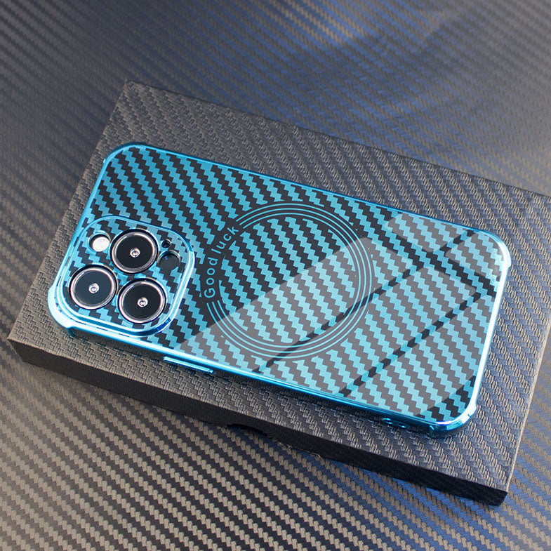 iPhone Magnetic Carbon Fiber Case