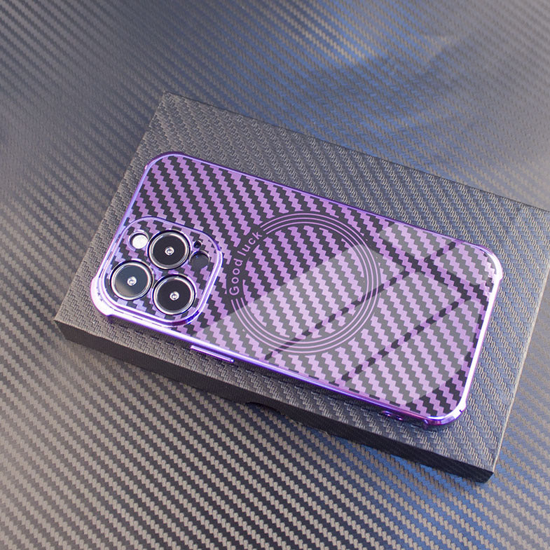 iPhone Magnetic Carbon Fiber Case