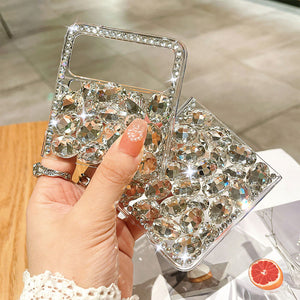 For Samsung ZFlip3/4/5 Rhinestone Mobile Phone Case