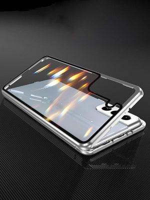 Magnetic Tempered Glass Double Sided Phone Case for Samsung S23 Ultra