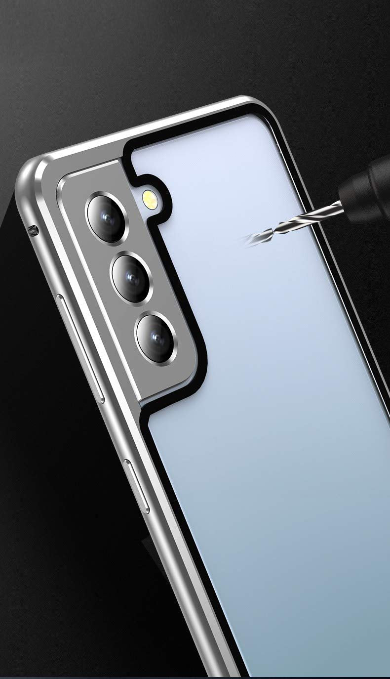 Magnetic Tempered Glass Double Sided Phone Case for Samsung S23